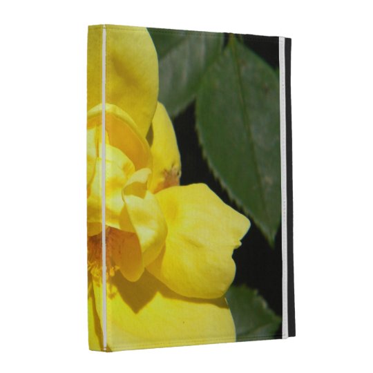 Yellow rose iPad case
