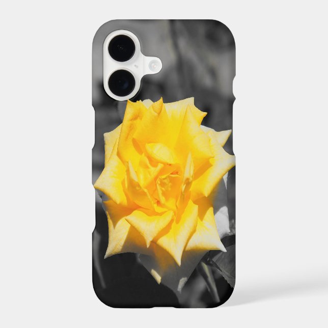 Yellow rose iphone case (Back)