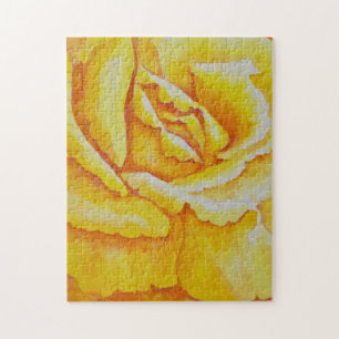 Yellow Rose Jigsaw Puzzle