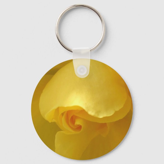 Yellow Rose Keychain (Front)