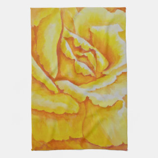 Yellow Rose Kitchen Towel