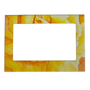 Yellow Rose Magnetic Frame