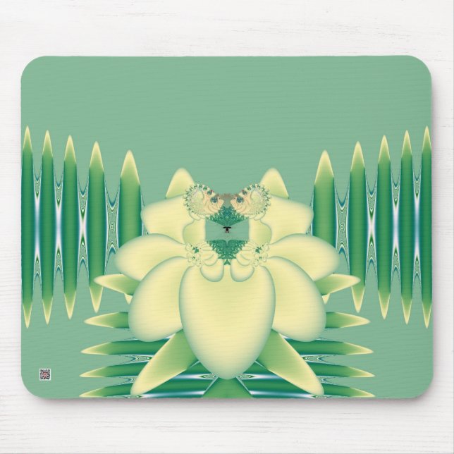 Yellow Rose Mouse Pad (Front)