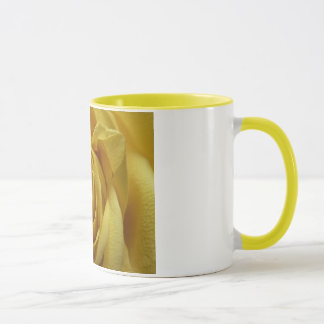 Yellow rose mug (Right)