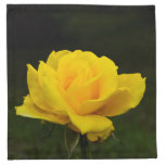 Yellow Rose Napkin at Zazzle