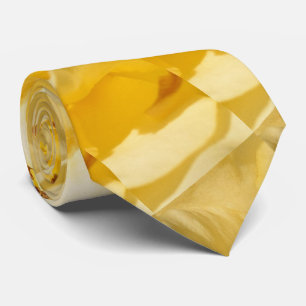 Yellow Rose Neck Tie