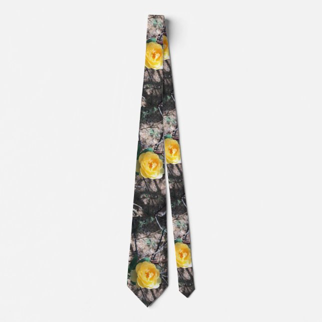 Yellow Rose Neck Tie (Front)