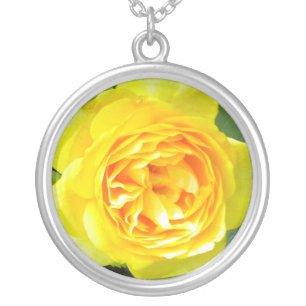 Yellow Rose Necklace