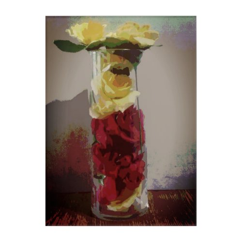 Yellow rose of Texas Acrylic Print