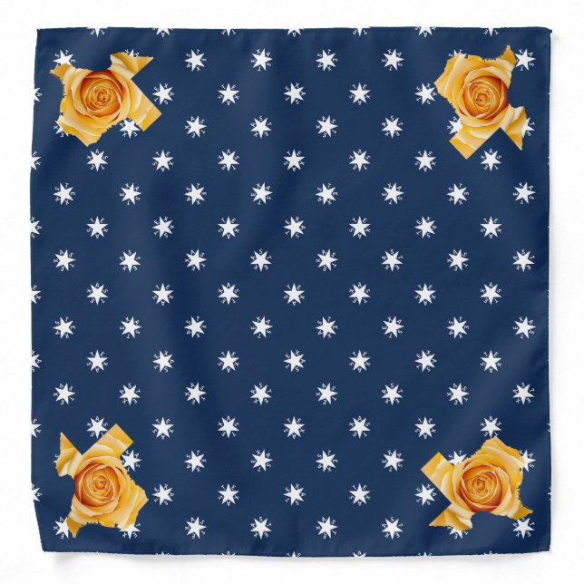 Yellow Rose of Texas Bandana (Front)