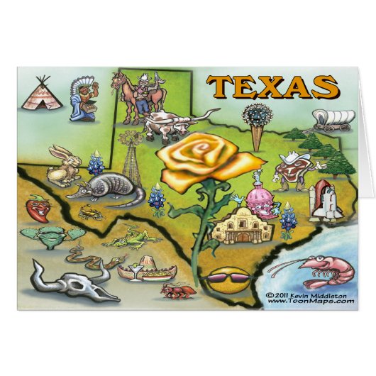 Yellow Rose of Texas Cards (Front Horizontal)