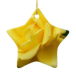 Yellow Rose of Texas Ceramic Ornament