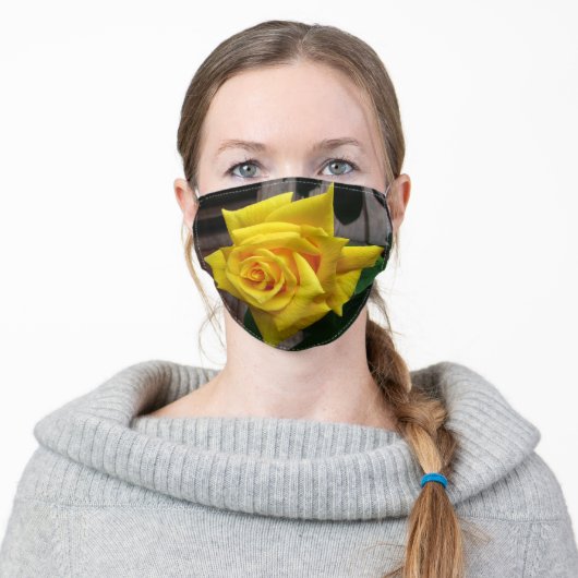 Yellow Rose of Texas Face Mask (Worn)