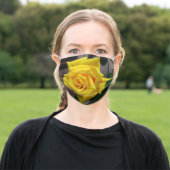 Yellow Rose of Texas Face Mask (Outside)