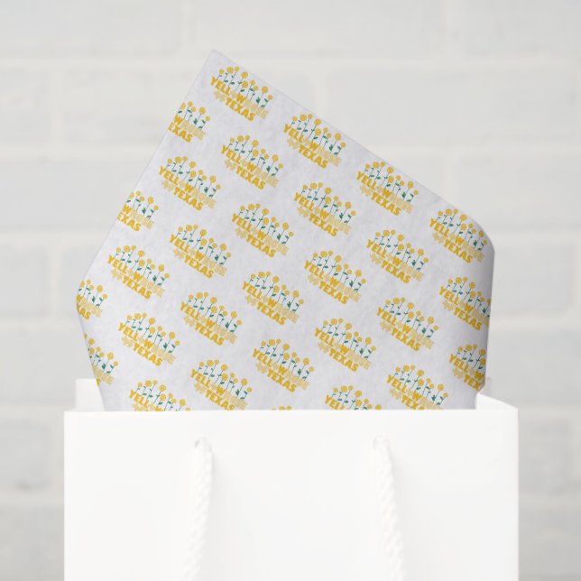 Yellow Rose of Texas Garden Tissue Paper (Gift Bag)