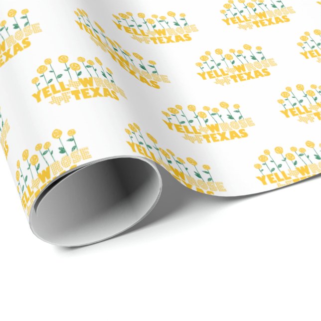Yellow Rose of Texas Garden Wrapping Paper (Roll Corner)