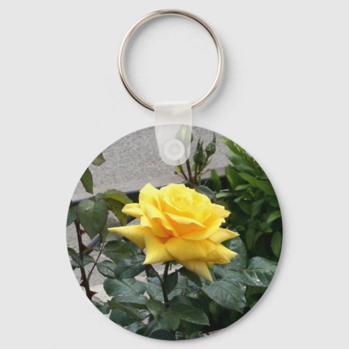 Yellow Rose of Texas Keychain