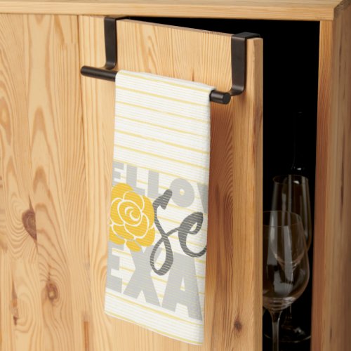 Yellow Rose of Texas Kitchen Towel