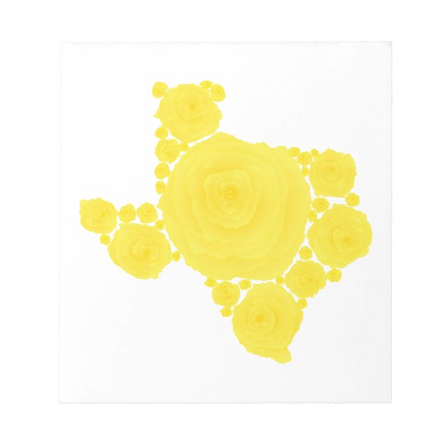 Yellow Rose of Texas Notepad (Front)