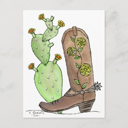 Yellow Rose Of Texas Postcard