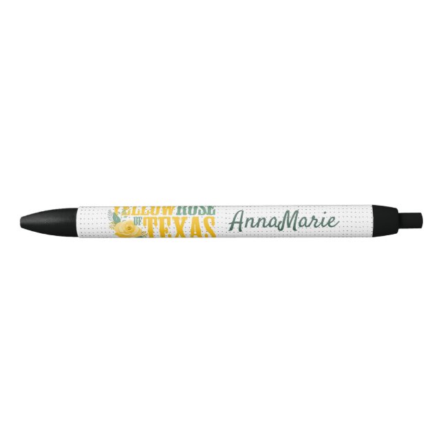 Yellow Rose of Texas - Single Rose Pen (Front)