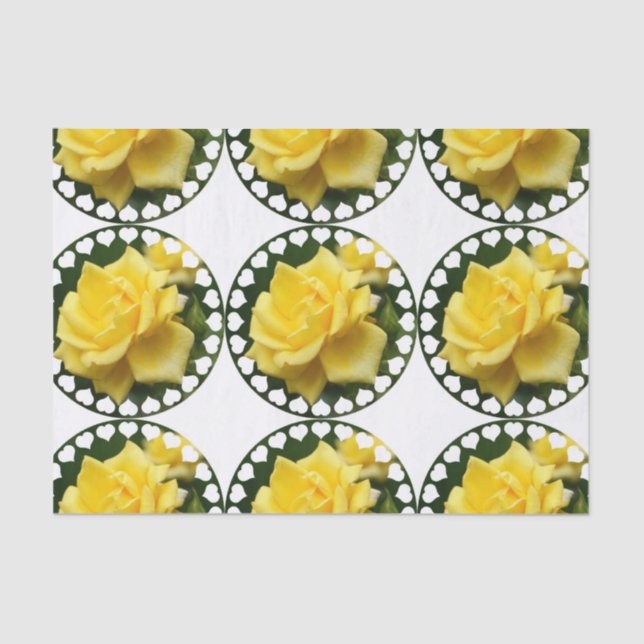 Yellow Rose of Texas Tissue Paper (Front)