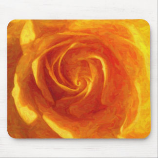 Yellow Rose Oil Painting mousepad