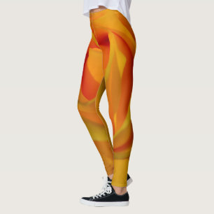 Yellow Rose orange rose romantic rose Leggings