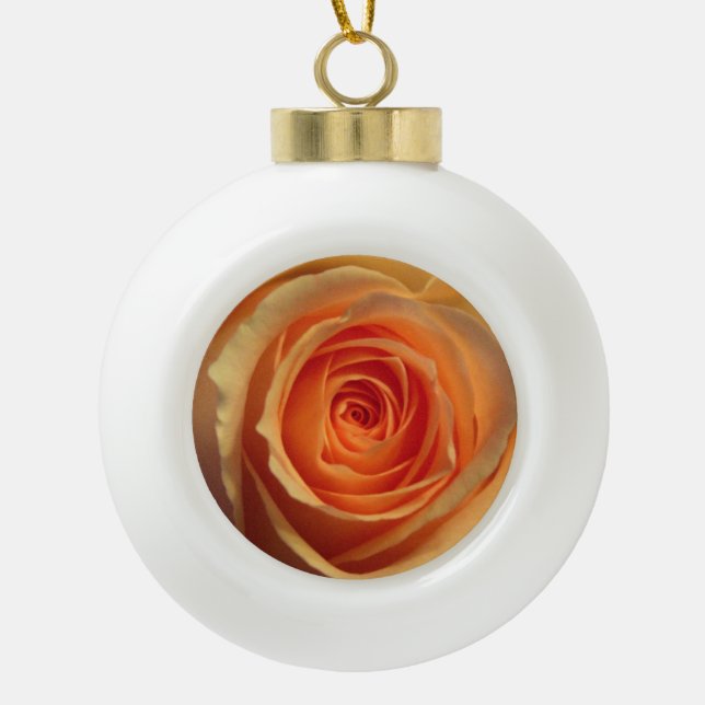 Yellow Rose Ornament (Front)