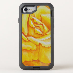 Yellow Rose OtterBox Defender iPhone SE/8/7 Case