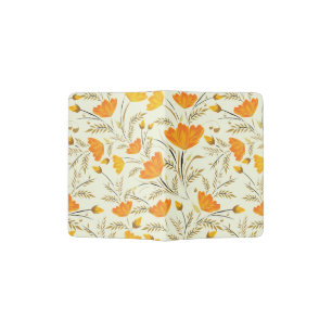 Yellow rose passport holder