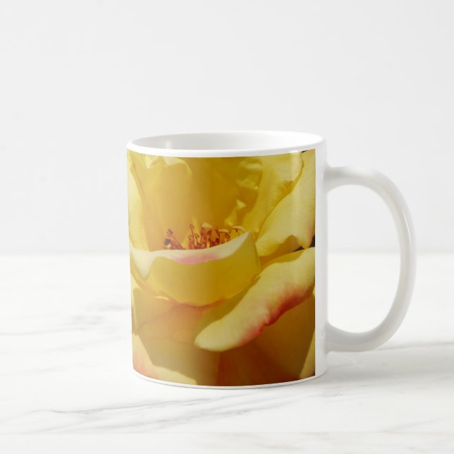 Yellow Rose Petals Mug (Right)
