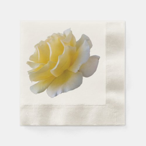 Yellow rose petals napkins