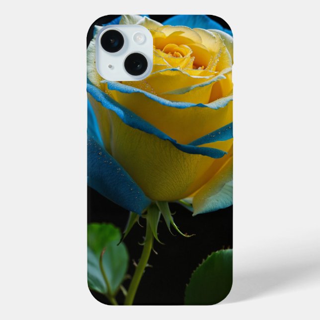 yellow rose printed Case-Mate iPhone case (Back)