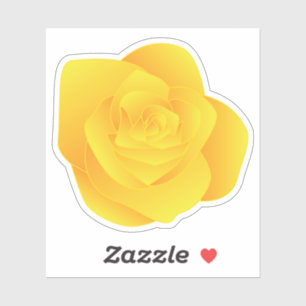 Yellow Rose Sticker