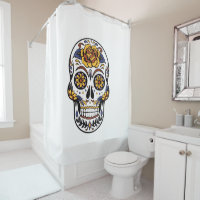Yellow Rose Sugar Skull