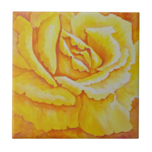 Yellow Rose Tile