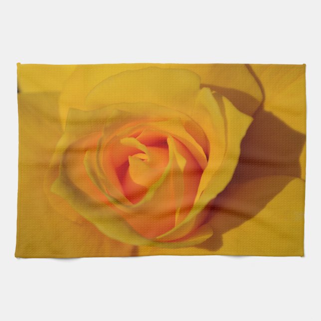 Yellow Rose Towel (Horizontal)