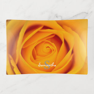 Yellow Rose Trinket tray