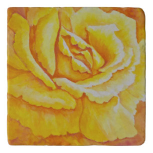 Yellow Rose Trivet