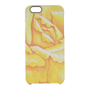 Yellow Rose Clear iPhone 6/6S Case