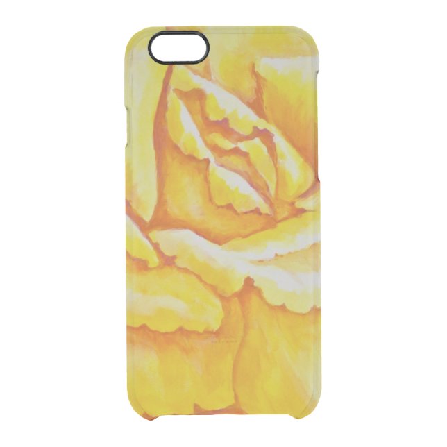 Yellow Rose Uncommon iPhone Case (Back)