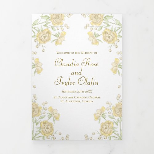 Yellow Rose Wedding