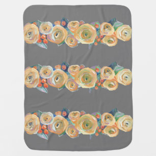 Yellow Roses Baby Blanket