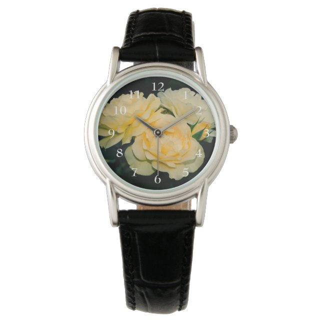 Yellow Roses Bouquet Watch (Front)