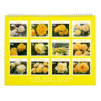 Yellow Roses Calendar (Type-A)