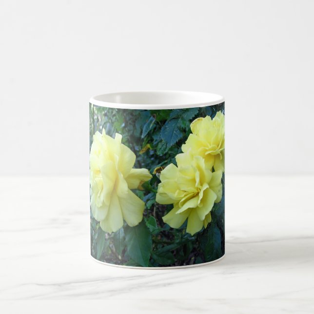Yellow Roses Coffee Mug (Center)