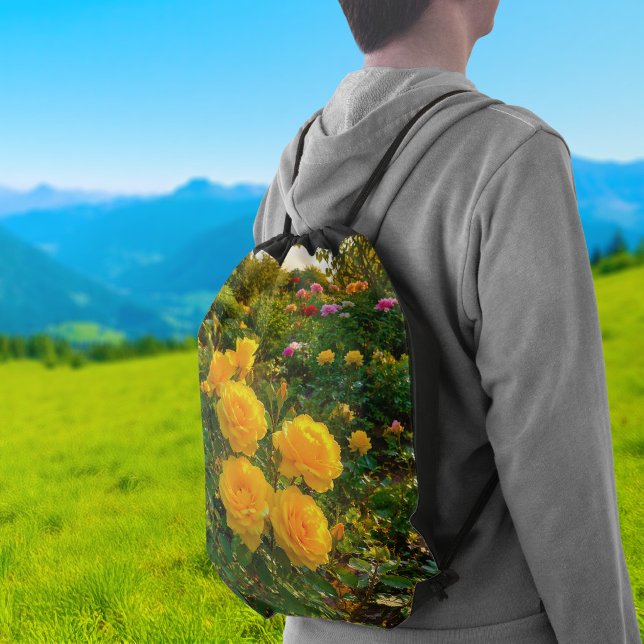 Yellow Roses Drawstring Bag (Creator Uploaded)