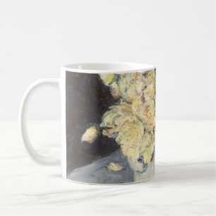Yellow Roses in a Vase by Caillebott Impressionist Coffee Mug