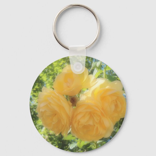 Yellow Roses Keychain (Front)